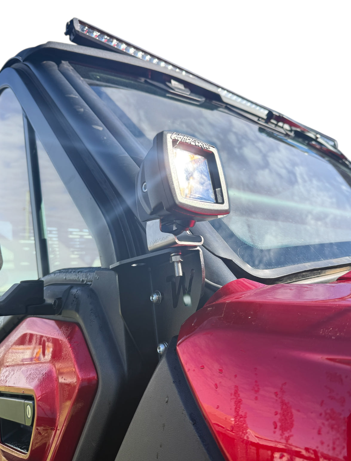 CFMOTO U10 Pro Highlander - UHF / Spotlight Mount