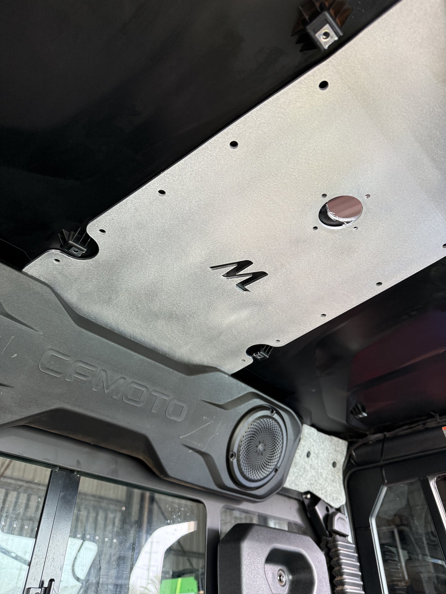 CFMOTO U10 PRO- Spotlight Brace Plate - Woodys Alloy