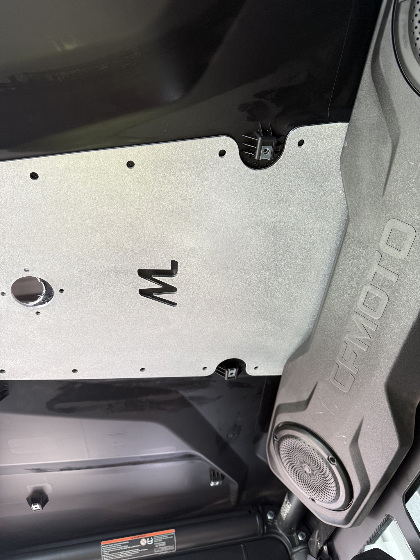 CFMOTO U10 PRO- Spotlight Brace Plate - Woodys Alloy