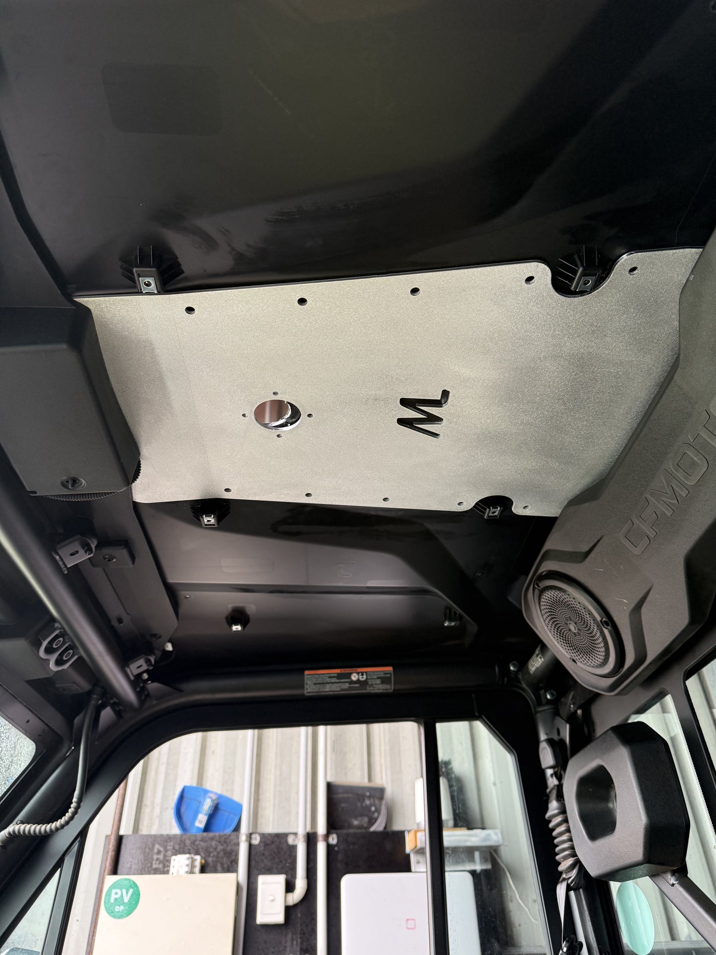 CFMOTO U10 PRO- Spotlight Brace Plate - Woodys Alloy
