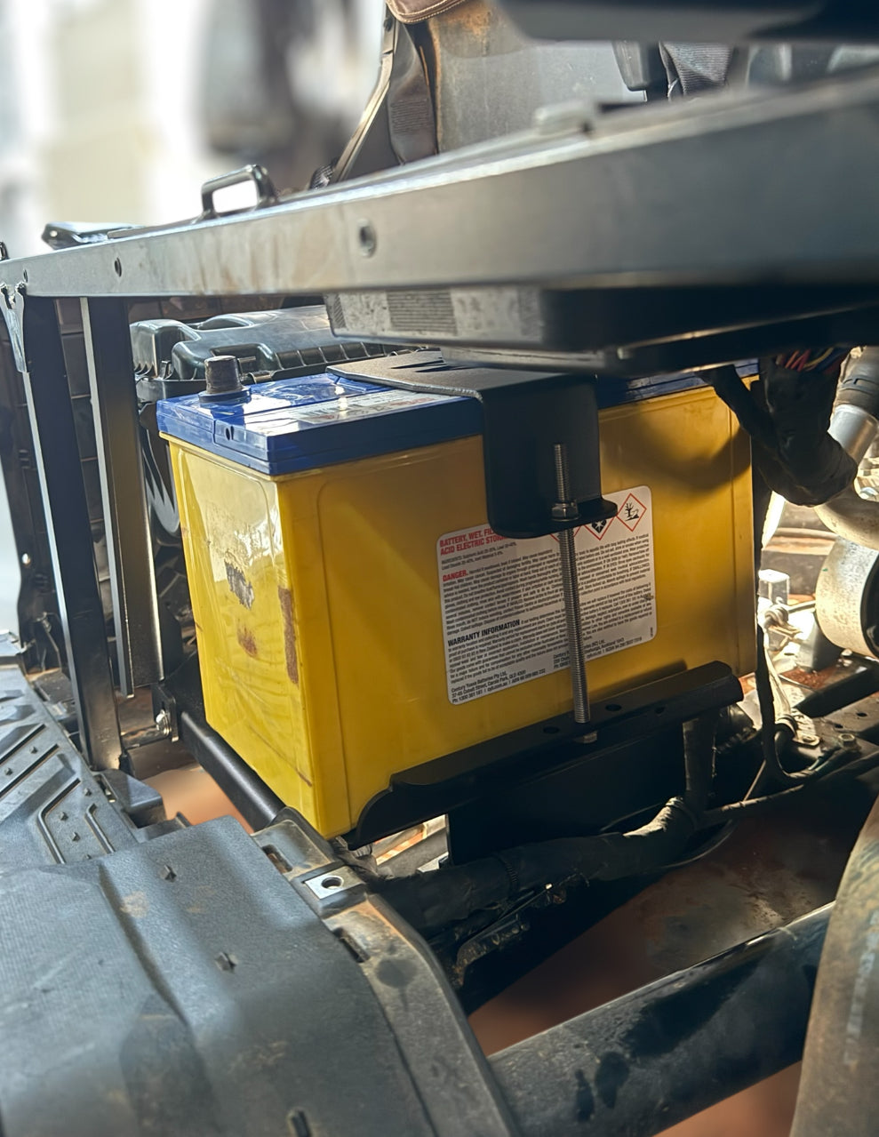 CFMOTO U10 PRO- Secondary/Auxiliary Battery Mount(will Not Fit Highland Models)