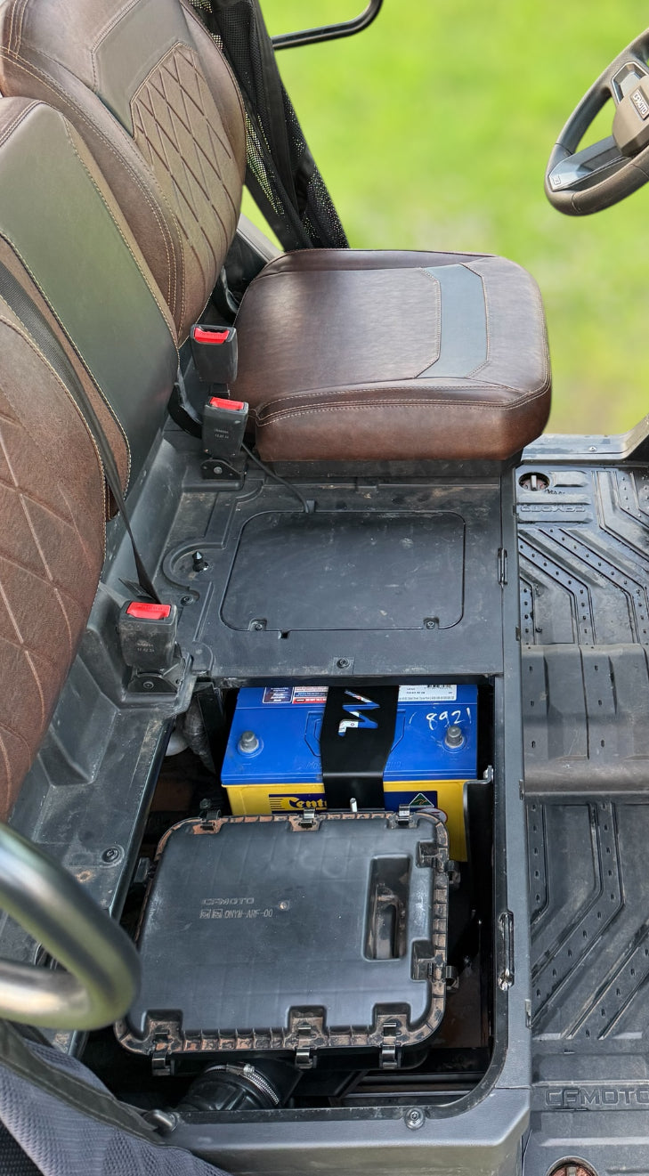 CFMOTO U10 PRO- Secondary/Auxiliary Battery Mount(will Not Fit Highland Models)
