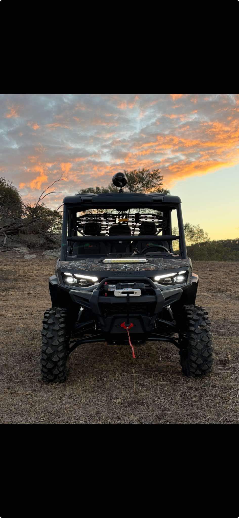 CANAM DEFENDER HD8/HD9/HD10/HD11-Overhead Gun Rack